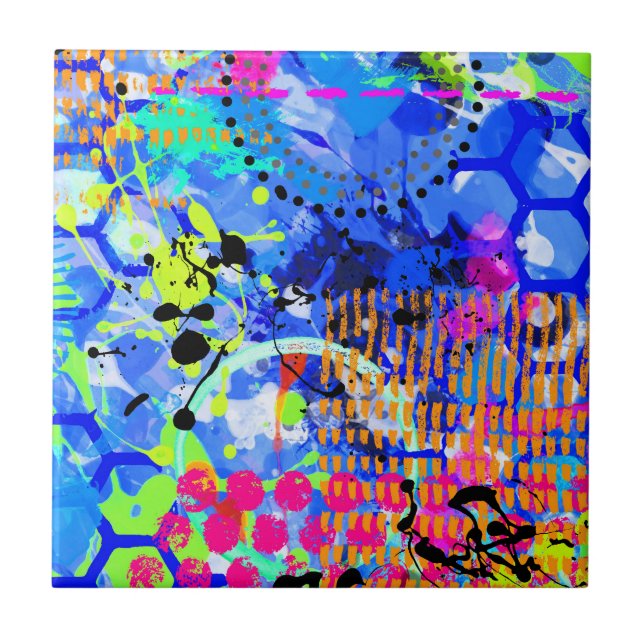 Graffiti-See 3 Fliese (Vorderseite)