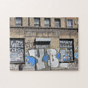 Graffiti Shoreditch Hackney London Großbritannien Puzzle