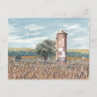 Graffiti Silo Postkarte