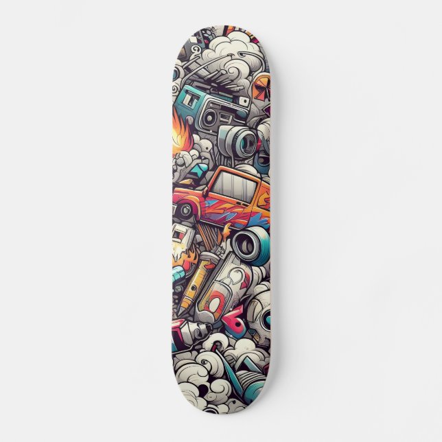 Graffiti Skateboard (Vorderseite)