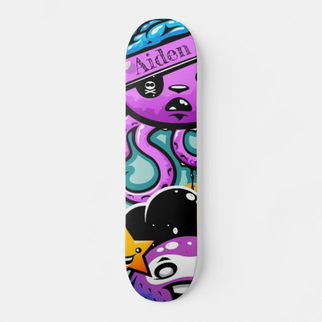 Graffiti Skateboard (Vorderseite)