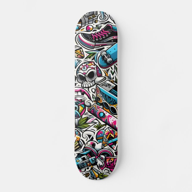 Graffiti Skateboard (Vorderseite)