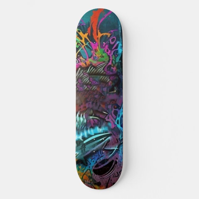 Graffiti Skateboard (Vorderseite)