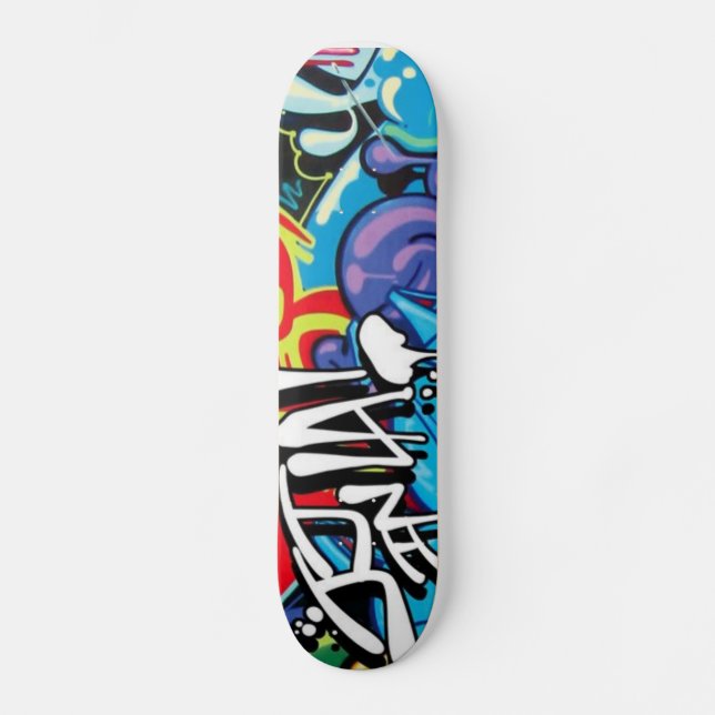 Graffiti Skateboard (Vorderseite)