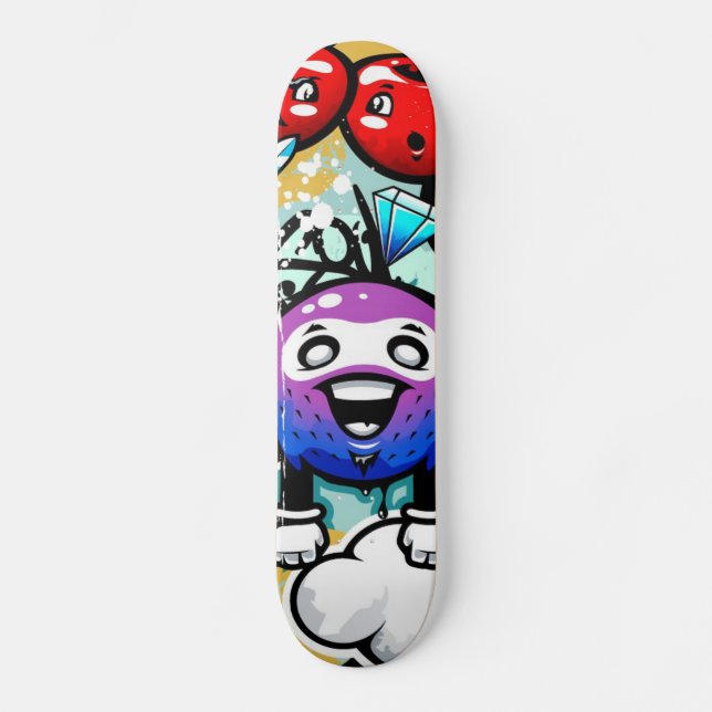 Graffiti Skateboard (Vorderseite)