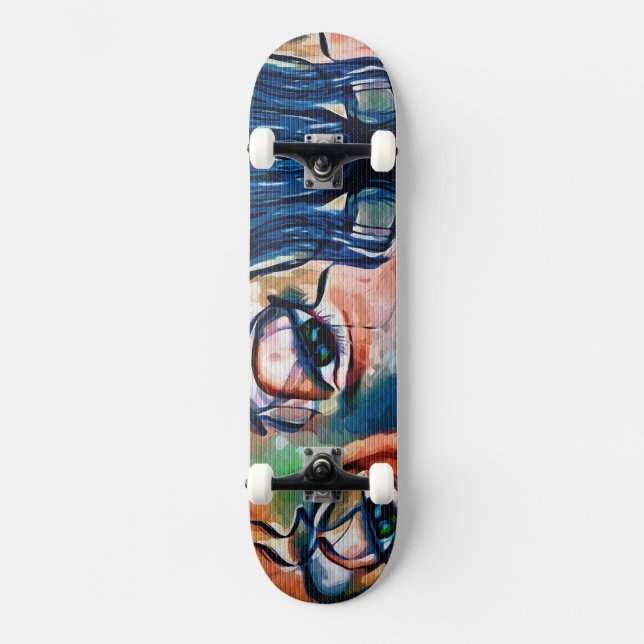Graffiti Skateboard (Vorderseite)