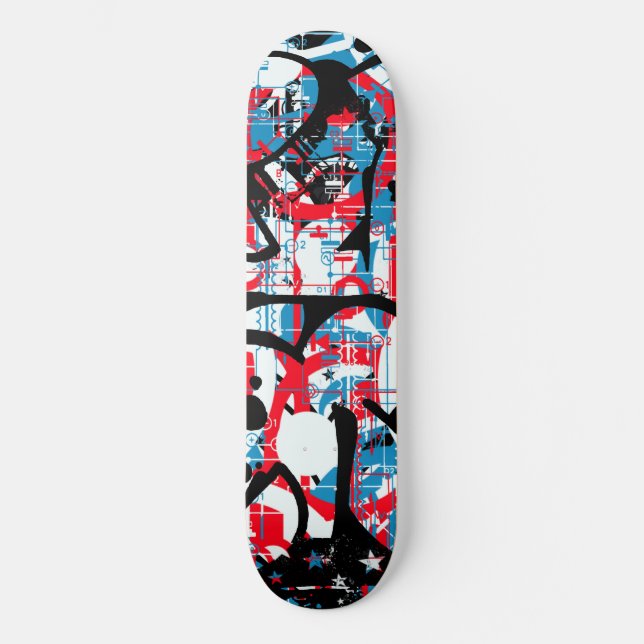Graffiti Skateboard (Vorderseite)