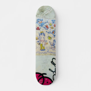Graffiti Skateboard, Einzigartiges Kunstwerk Skateboard
