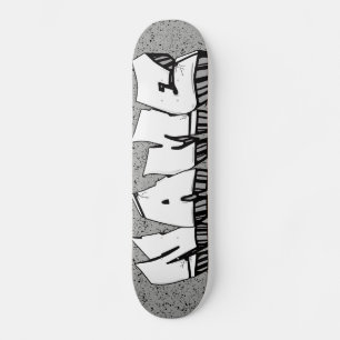 GRAFFITI SKATEBOARD JEDER NAME ODER EIN WORT KANN