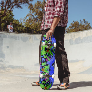 Graffiti-Skateboard. Skateboard