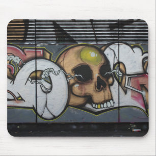 Graffiti Skull Mousepad