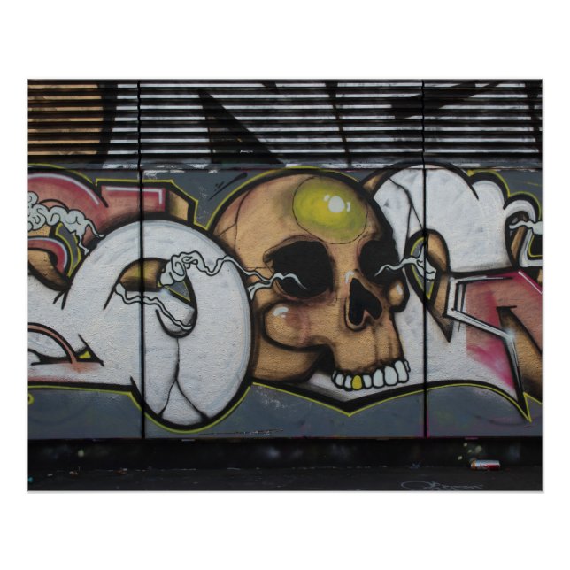 Graffiti Skull Poster (Vorderseite)