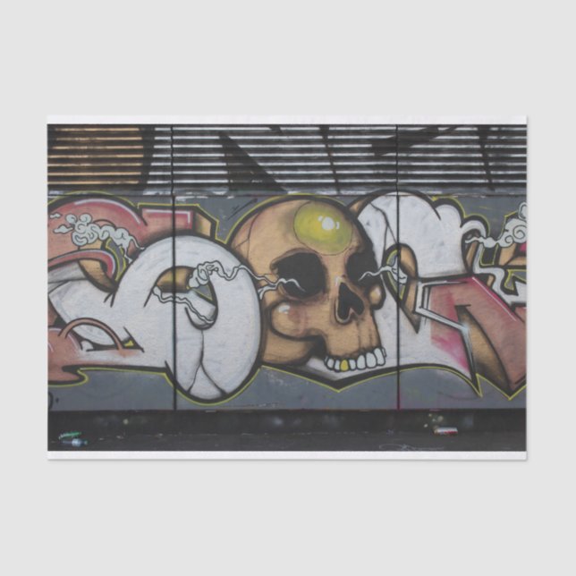 Graffiti Skull Seidenpapier (Vorderseite)