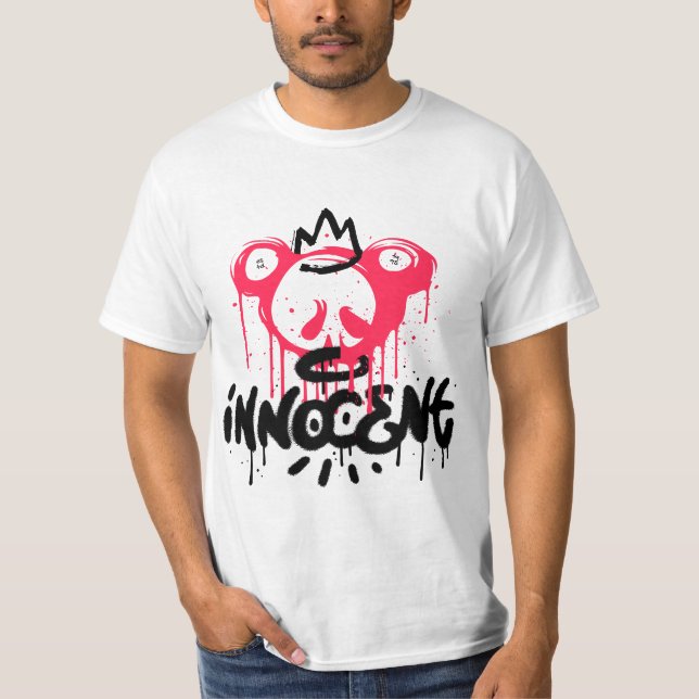 Graffiti Skull Street Art Urban Style T-Shirt (Vorderseite)