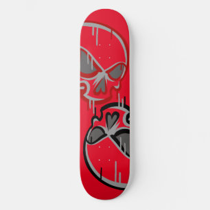 Graffiti Skulls Skateboard