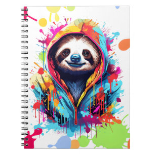 Graffiti Sloth Notizblock
