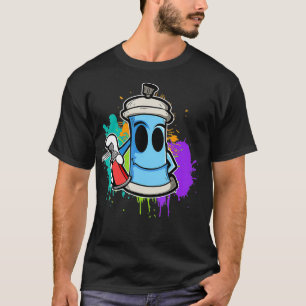 Graffiti Spray Can I Graffiti Artist T-Shirt