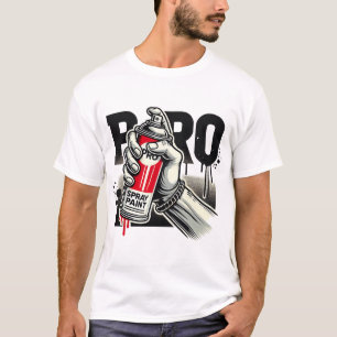 Graffiti Spray Paint Street Art Urban Design T-Shirt