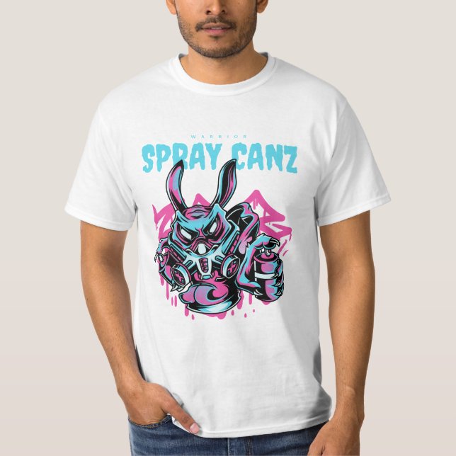 Graffiti Spray T-Shirt (Vorderseite)