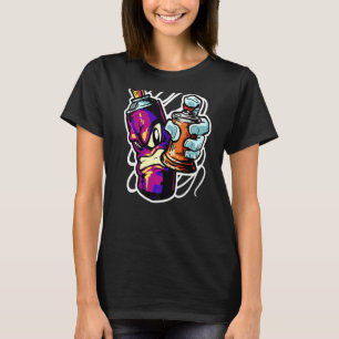 Graffiti Sprayer Street Artist Fat Cap Spray Can T-Shirt