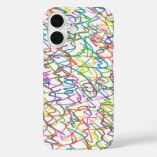 Graffiti Spritzer Abstraktes Muster iPhone 16 Hülle