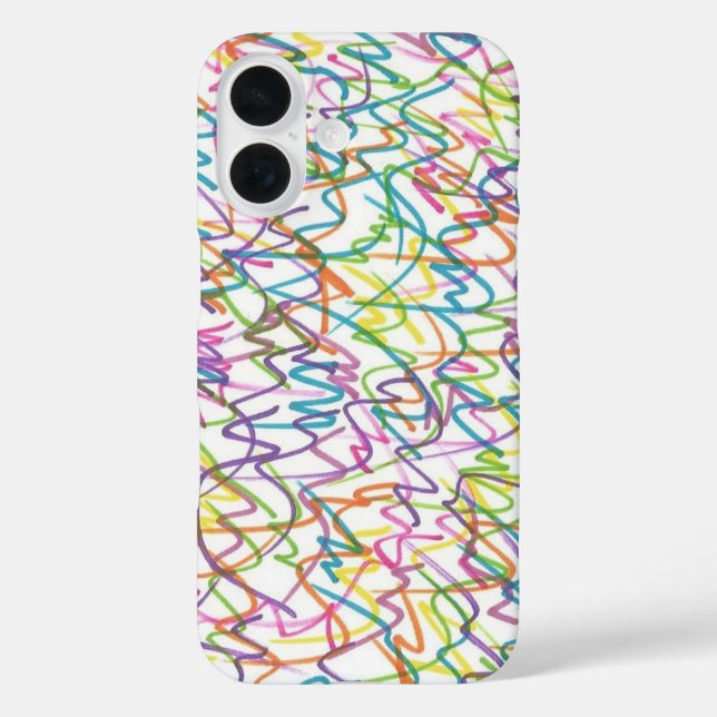 Graffiti Spritzer Abstraktes Muster Case-Mate iPhone Hülle (Rückseite)