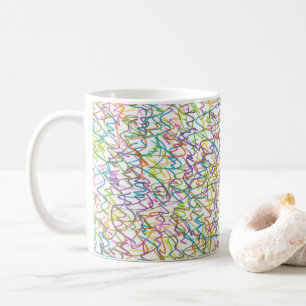 Graffiti Spritzer Abstraktes Muster Kaffeetasse