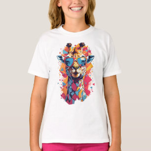 Graffiti Stil Giraffenporträt-58567 T-Shirt