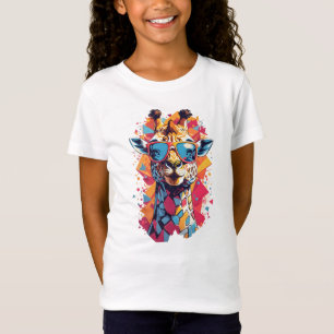 Graffiti-Stil-Giraffenporträt-58567 T-Shirt