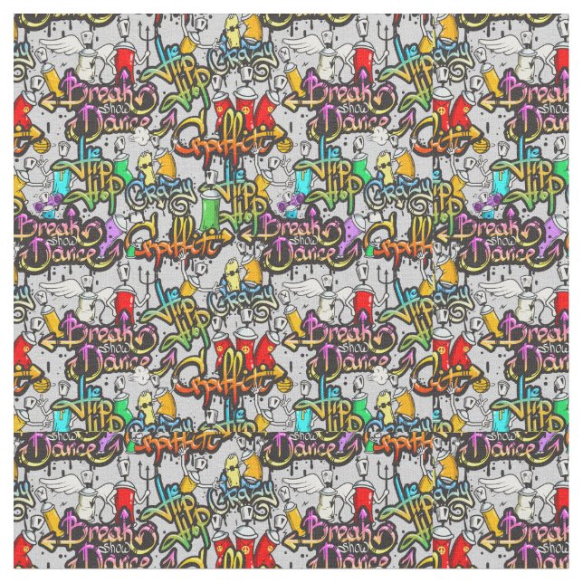 Graffiti Stoff (Nahaufnahme)