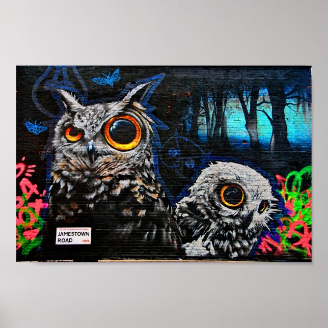 Graffiti Street Art Camden Town London Poster (Vorne)