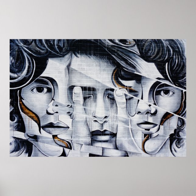 Graffiti Street Art Collection Poster (Vorne)