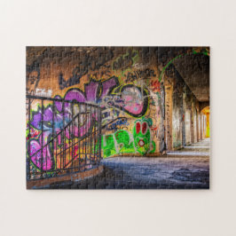 Graffiti Street Art Colorado Treppe Puzzle