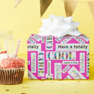 Graffiti Street Art Pattern Total Cool Geburtstag Geschenkpapier