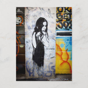 Graffiti / Street Art Postkarte