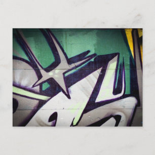 Graffiti / Street Art Postkarte