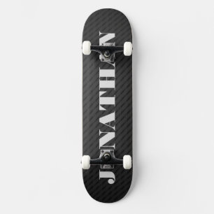 Graffiti Street schwarz mit Name Skateboard