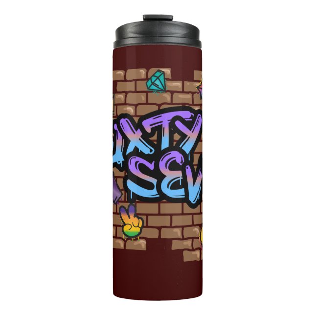 Graffiti Style 67 Thermosbecher (Vorderseite)