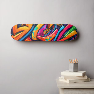 Graffiti Style Abstrakt Art Skateboard