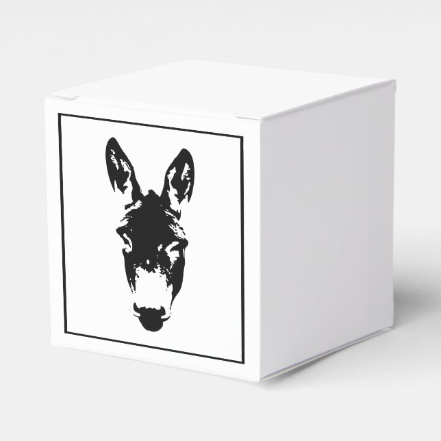 Graffiti Style Donkey oder Mule Street Art Zeichne Geschenkschachtel (Vorderseite)