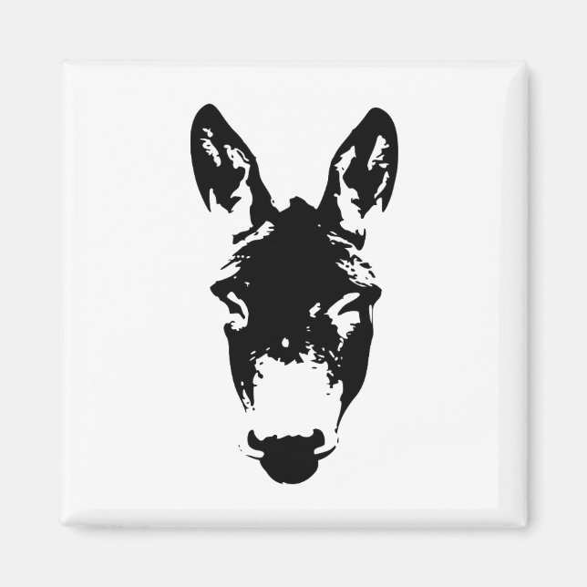 Graffiti Style Donkey oder Mule Street Art Zeichne Magnet (Vorne)