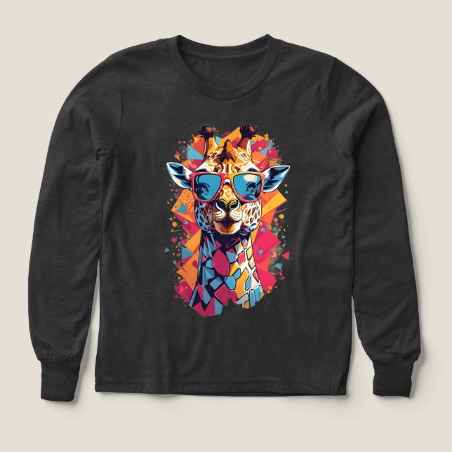 Graffiti Style Giraffe Portrait-58567 (Design Vorderseite)