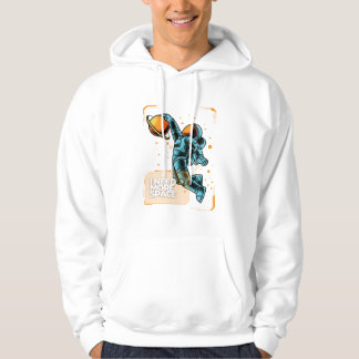 Graffiti Style Ich brauche mehr Space Basketball Hoodie