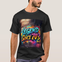 Graffiti-Style "Legend seit den 70er Jahren Mens T