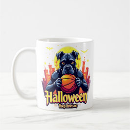 Graffiti Style: Mops Halloween-Basketballschuhe Kaffeetasse