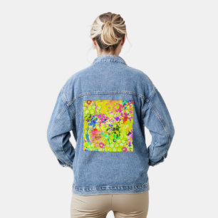 Graffiti Summer Abstrakt 1 Denim Jacket Jeansjacke
