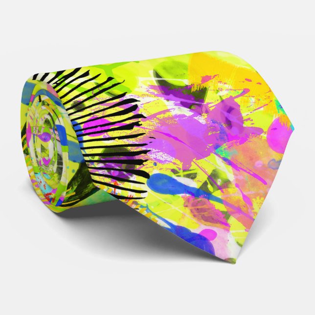 Graffiti Summer Krawatte (Gerollt)