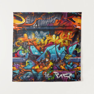 Graffiti Tapestry Wandteppich