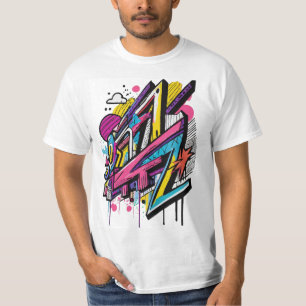 Graffiti Threads: Urban Style Statements T-Shirt