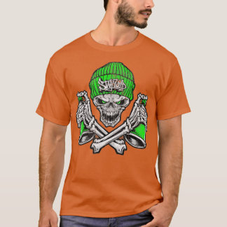 Graffiti-Totenkopf-Grafik Street-Art-Liebhaber T-Shirt